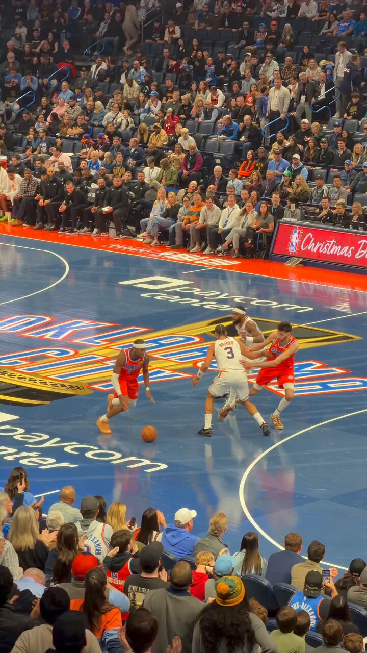 PANDEMONIUM IN OKC!

Thunder ROLLING... they seek 24-1!