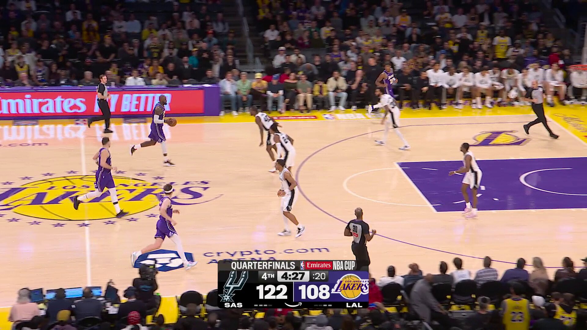 26 FOR MARCUS SMART.

8 THREES.

Lakers on an 18-6 run... tap to watch the finish on Prime: