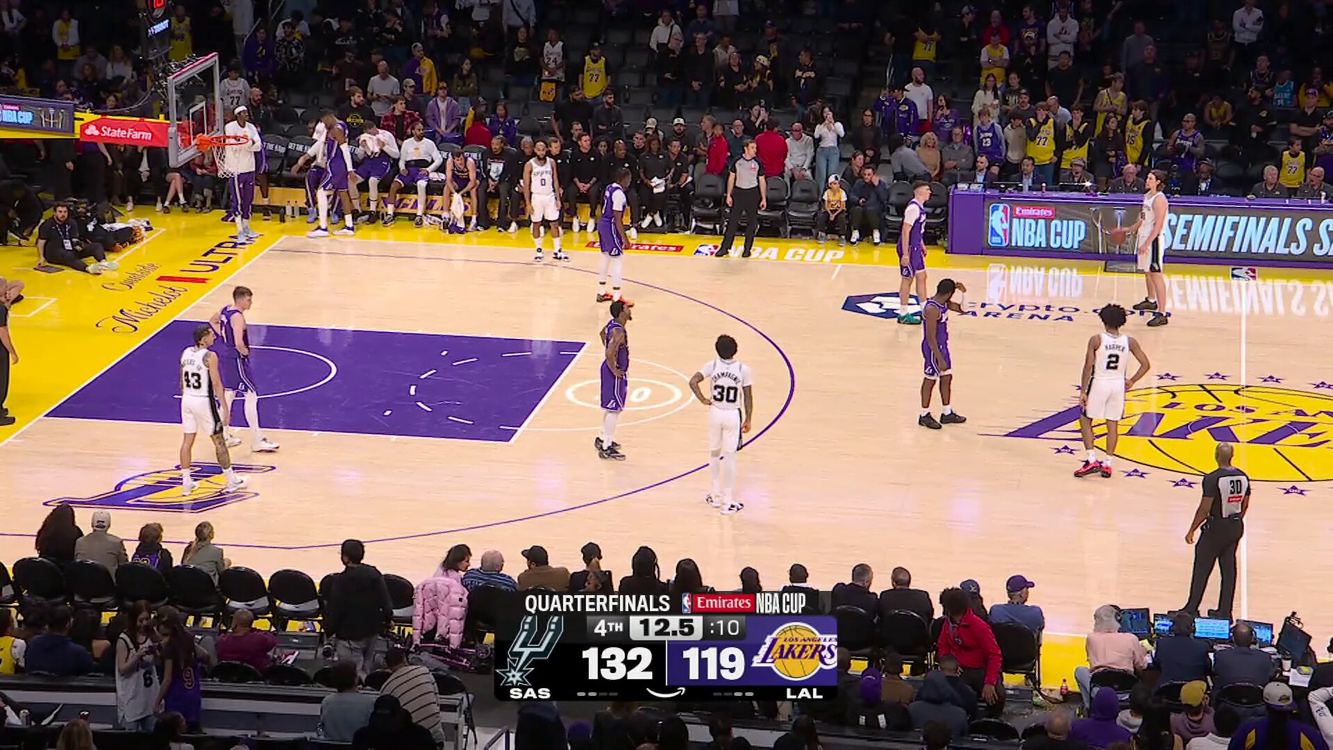 THE SPURS ARE HEADED VEGAS FOR THE @emirates NBA CUP SEMIFINALS