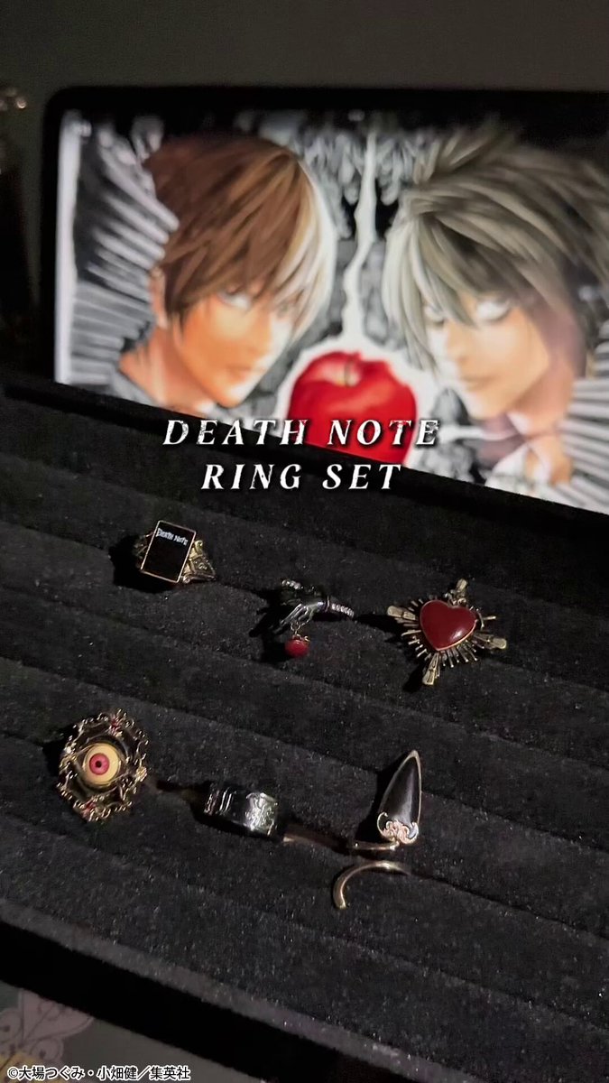 DEATHNOTE』×MAYLA 最強のコラボアイテム🍎 ✎ 商品はアクリルスタンド