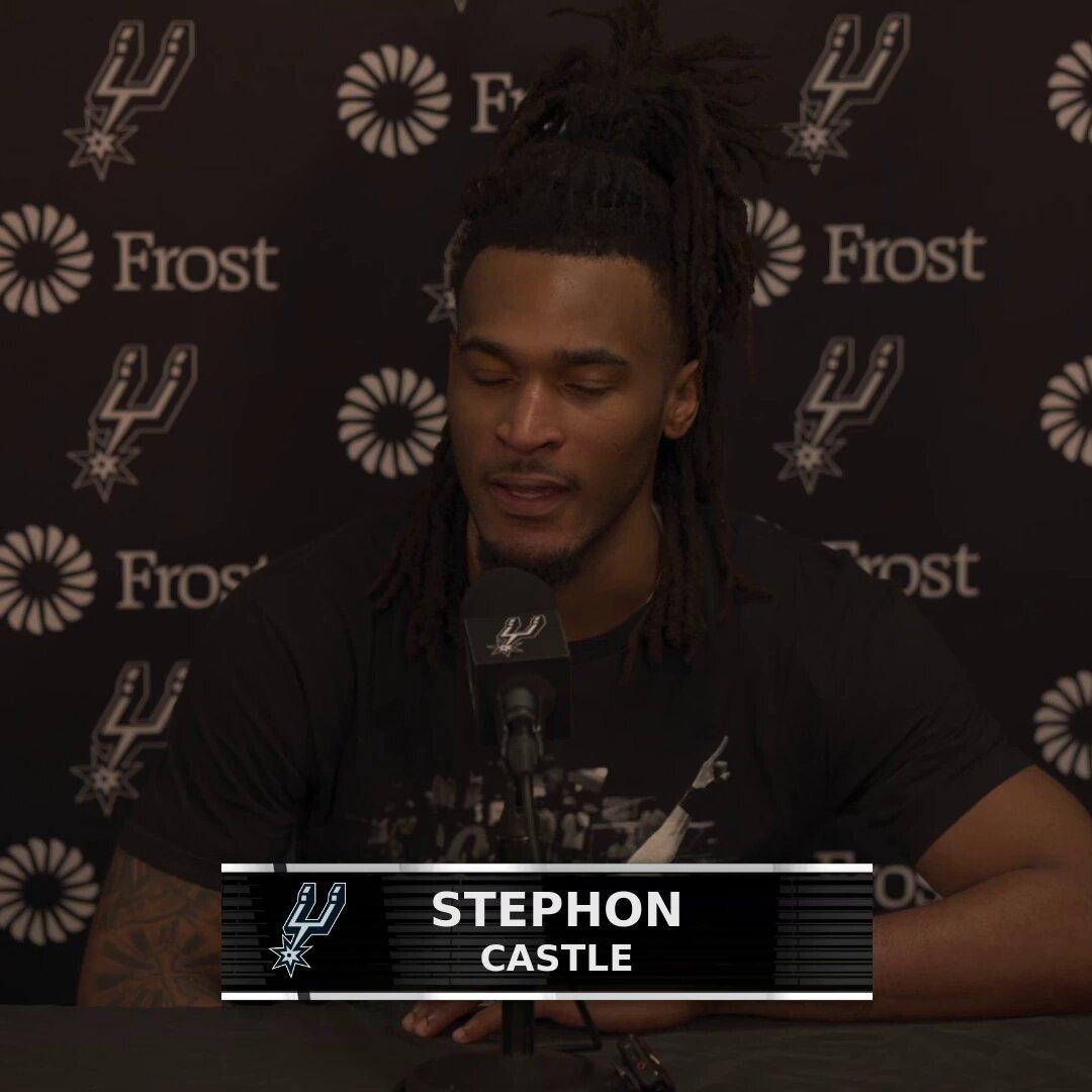 "You always want those big stakes games."

Steph Castle knows a little something about single-elimination tourneys... the 2024 NCAA Champ is now moving on in the @emirates NBA Cup Knockout Rounds!

 SAS-OKC, Sat, 9pm/et, Prime