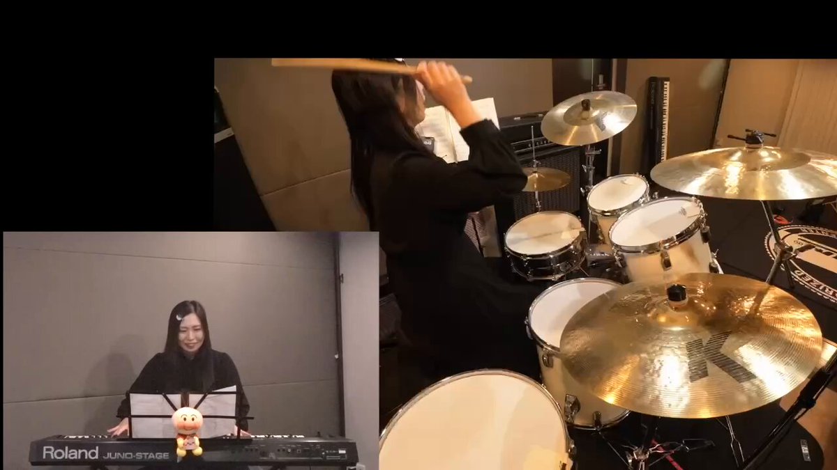 5周年記念にアンパンマンのマーチを1人でやってみた。