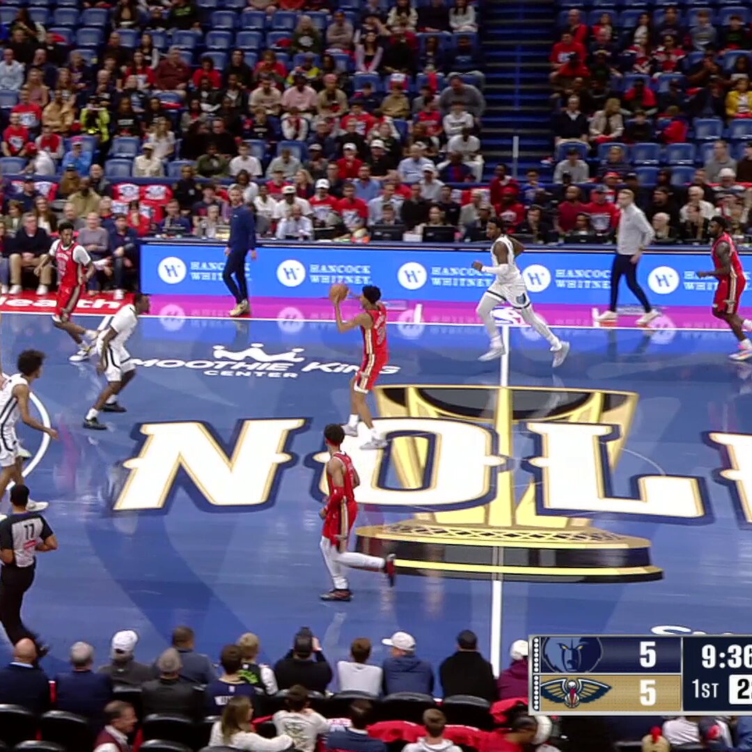 Derik Queen (97 total assists, leads all rookies) has been DISHING this season 🔥

His Pelicans host the Trail Blazers tonight at 8:00pm/et on NBA League Pass. 