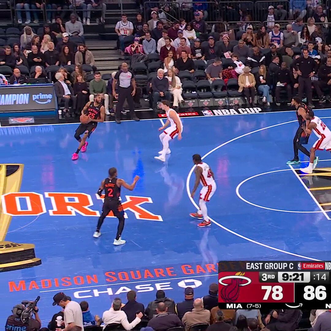 The Knicks enter the @emirates NBA Cup Semifinals with the BEST OffRtg of any team in Cup play 🔥

Catch NYK's high-powered offense as they take on ORL this Saturday, 12/13 at 5:30pm/et on Prime. 