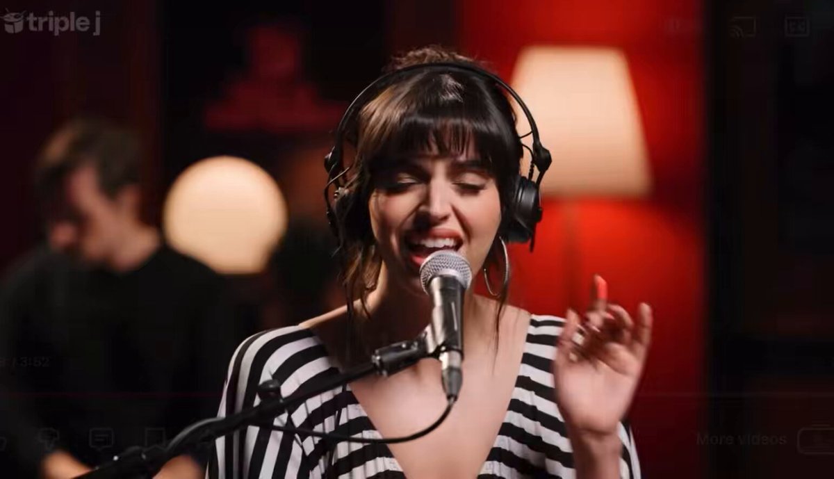 my cover of addison rae’s fame is a gun for @triplej like a version is out now 🩵 i love this son...