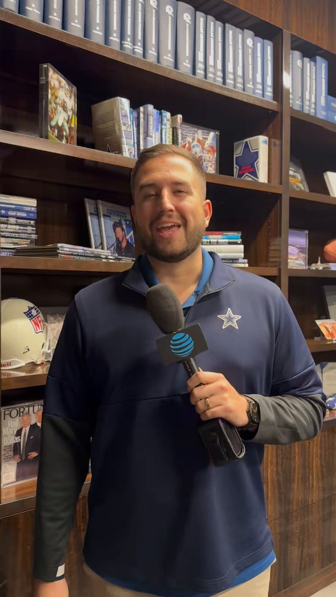 getting prepped 📆

@Kyle_Youmans brings you the latest updates on the Cowboys in this AT&T Media Center

#MINvsDAL | @ATT 