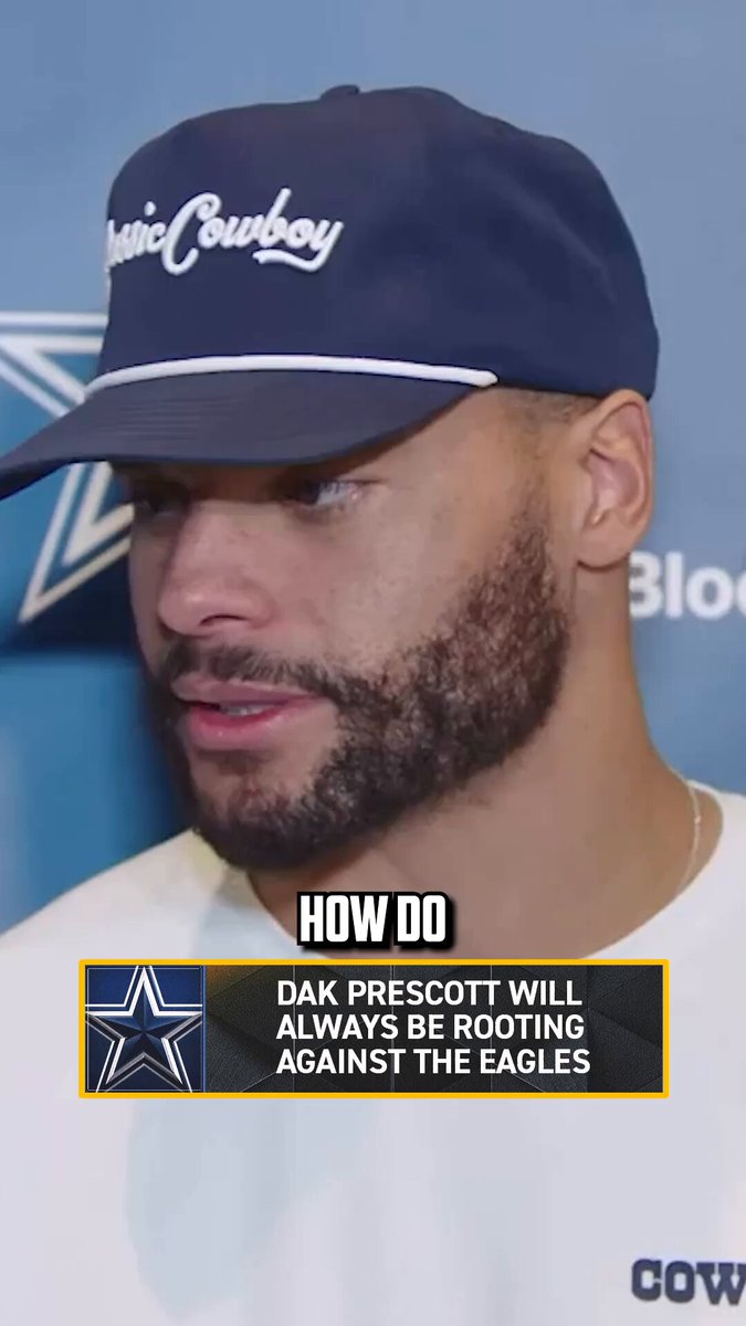 😂 @dak will be rooting against the Eagles no matter the circumstances 