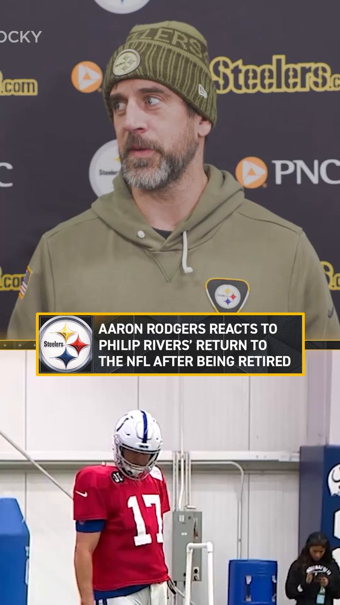 Aaron Rodgers is wishing Philip Rivers the best, but is happy to not be "the oldest guy in the league" anymore 😂 