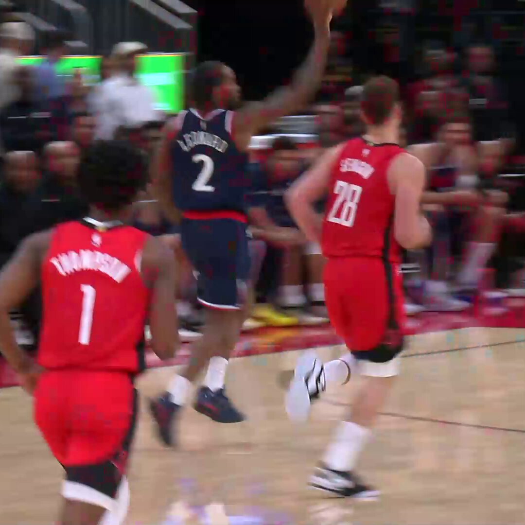 That alley-oop had JC smiling like... 😏  