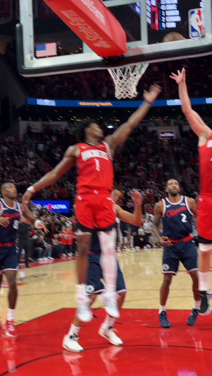 courtside view of that CLUTCH Amen bucket 🙌 