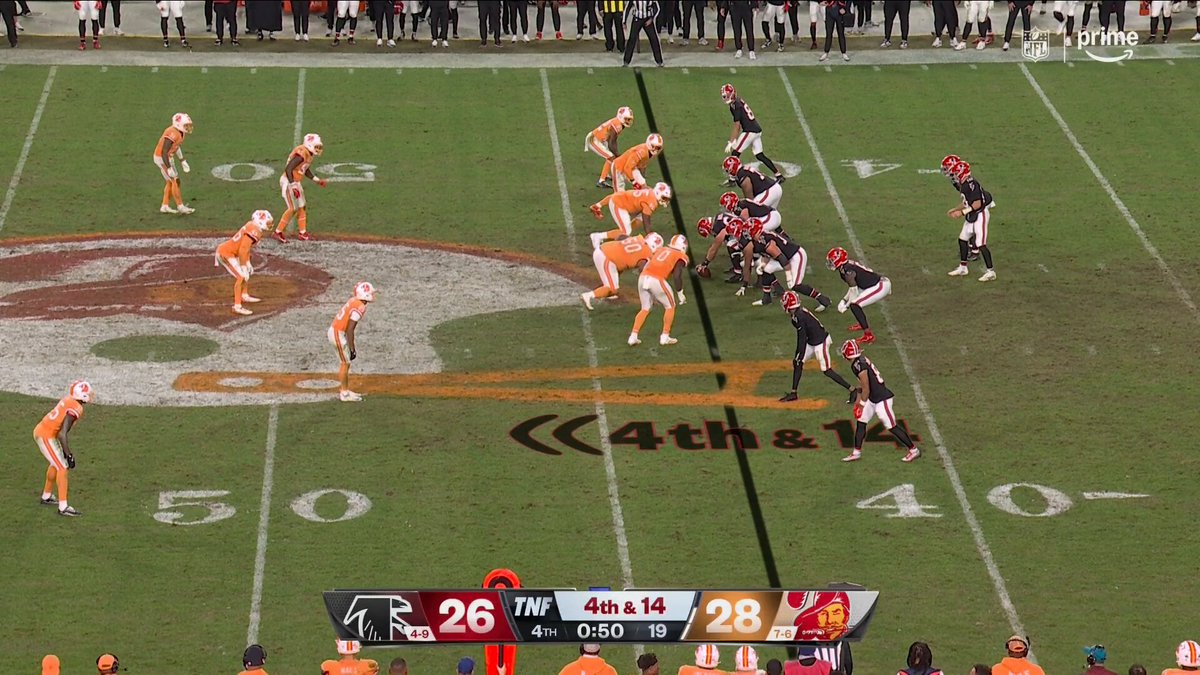 KIRK TO SILLS V ON 4TH AND 14

ATLvsTB on Prime Video
Also streaming on @NFLPlus 