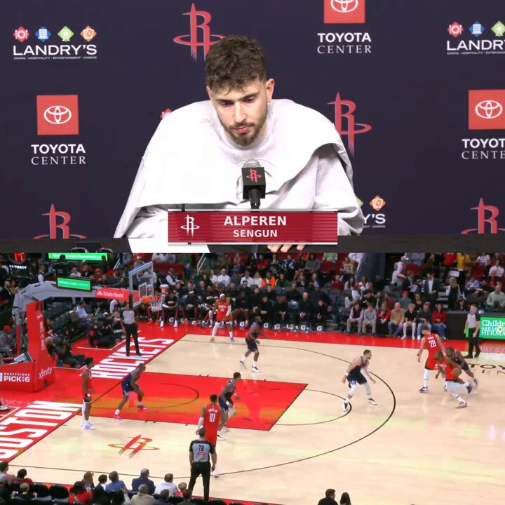 "I always know where he is."

Alperen Sengun on his connection with Amen Thompson!