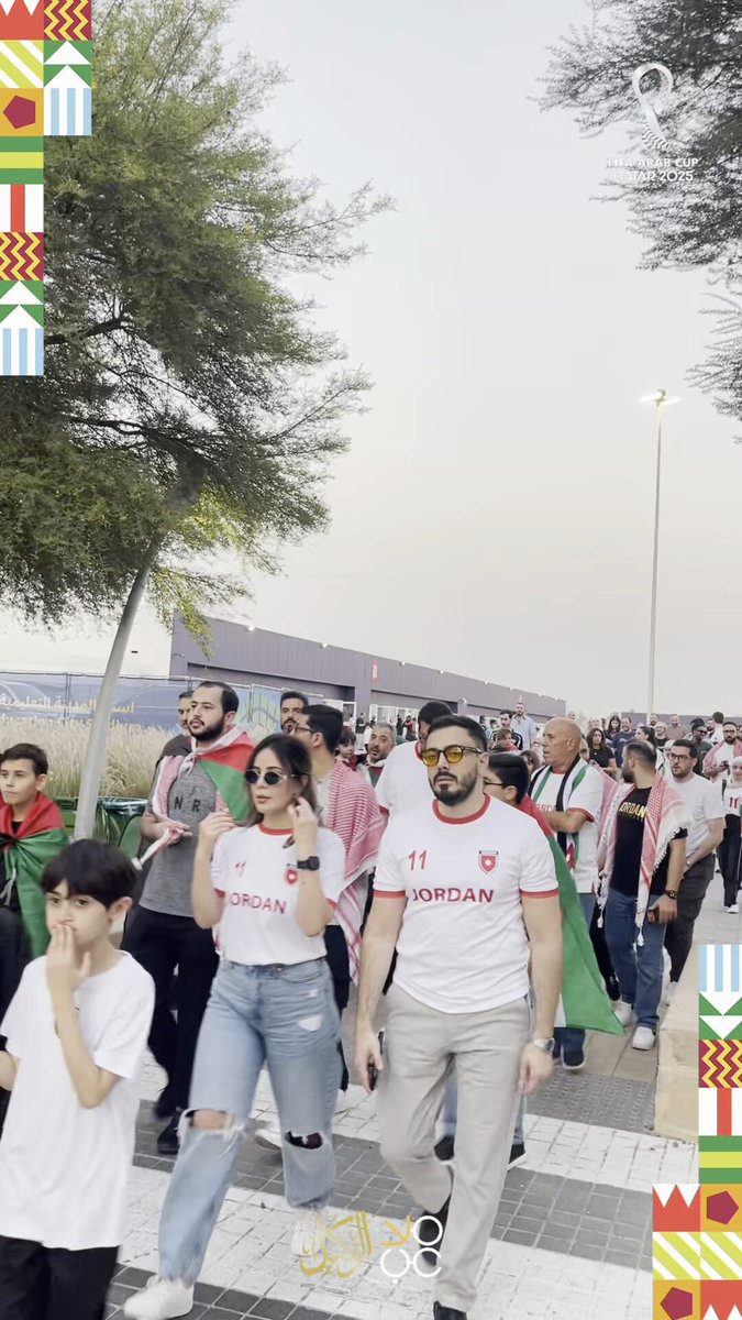 النشامى يصلون لستاد المدينة التعليمية لدعم منتخبنا الوطني. بانتظار الفرحة الأردنية بإذن الله #الاردن_العراق 