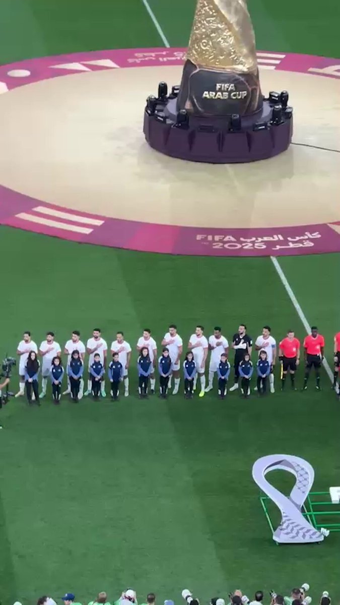 السلام الملكي الأردني قبل مواجهة العراق بكأس العرب. تصوير: مهند جويلس #جريدة_الغد 