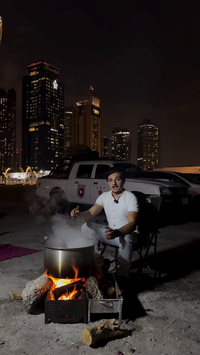 المنسف الاردني على شواطئ قطر #كأس_العرب_2025 