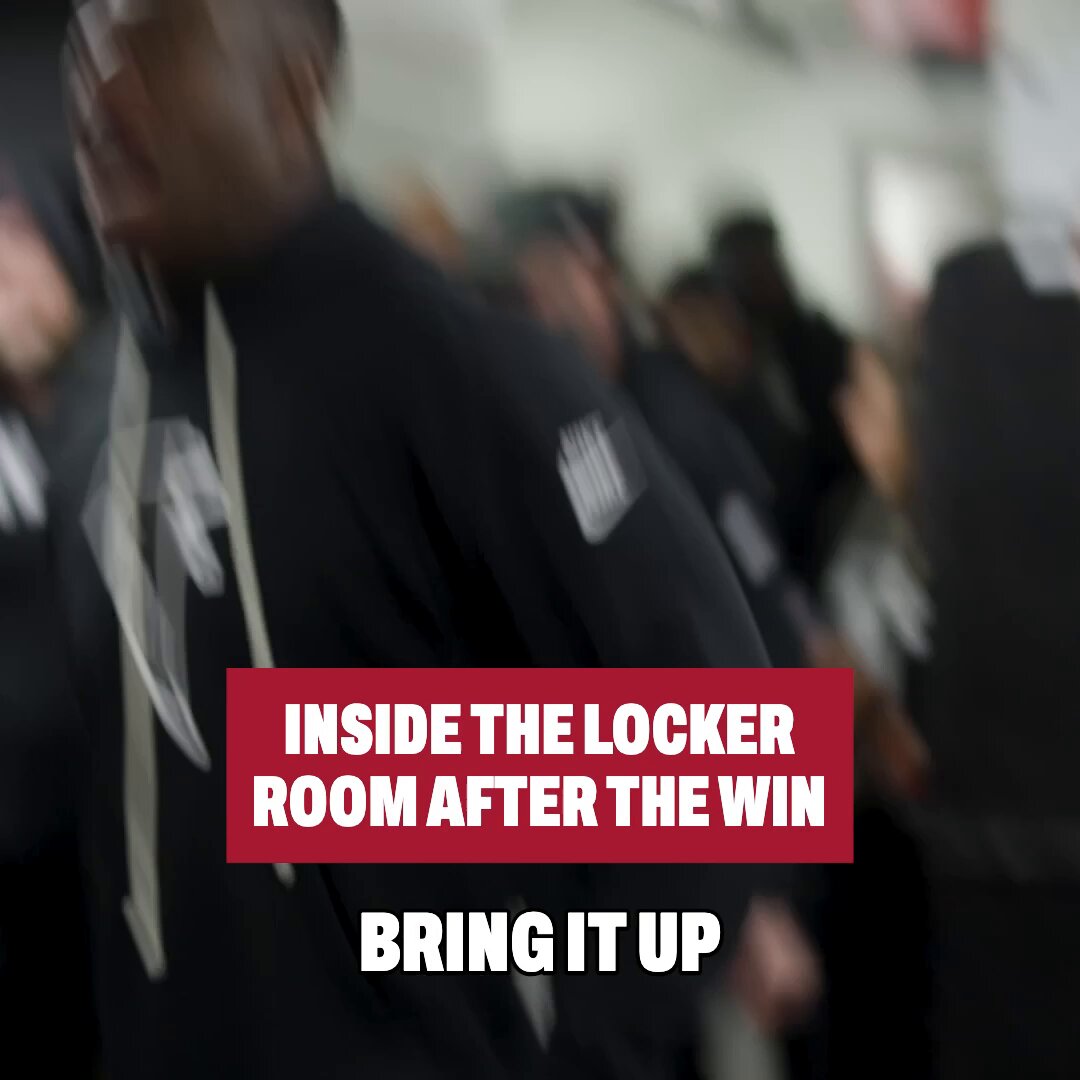 "The definition of fighting"

Inside the locker room after the TNF dub! 