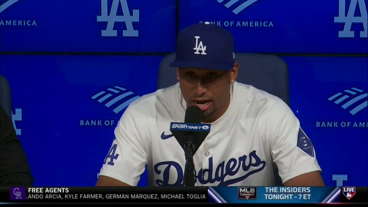"He told me [the @Dodgers] are a really good organization... he made it easy for me."

Edwin Díaz shares how conversations with his brother and former Dodger Alexis led to his decision to sign with Los Angeles. 