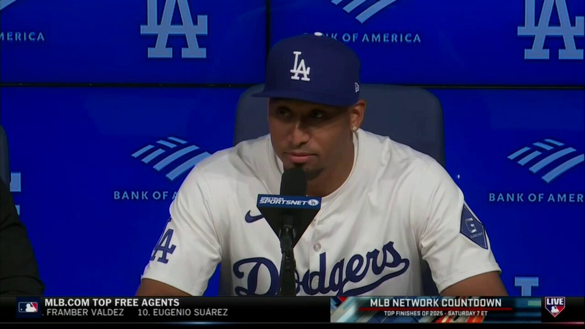 "I chose the Dodgers because they're a winning organization. I'm looking to win."

- Edwin Díaz on signing with Los Angeles 