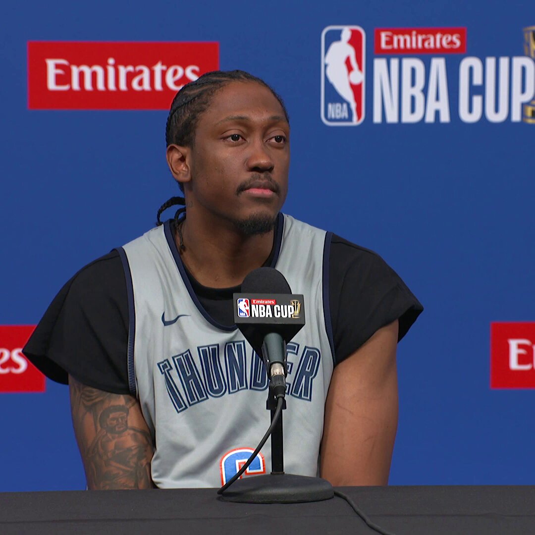 "He's in a class of his own."

JDub discusses how the Thunder have to game plan for Wemby, as he is probable to return to the lineup for the Spurs in the @emirates NBA Cup Semifinals 👽

SAS-OKC | Tomorrow at 9pm/et | Prime 