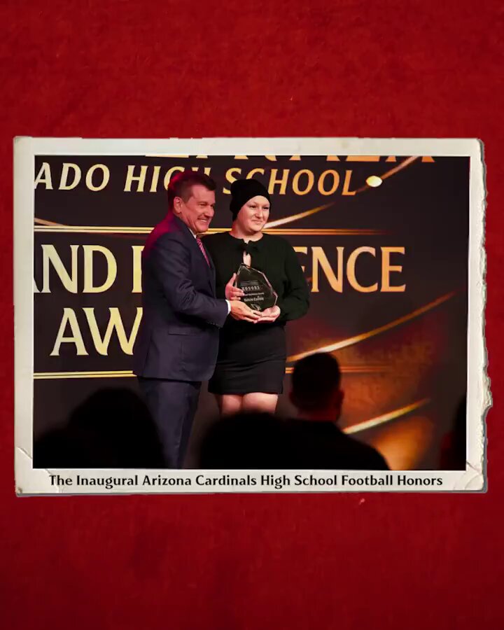 Last night, we celebrated the best of the best at the Inaugural Arizona Cardinals High School Football Honors, presented by @Avnet 

Congratulations to all the award winners, their teams, their coaches, and their families. 