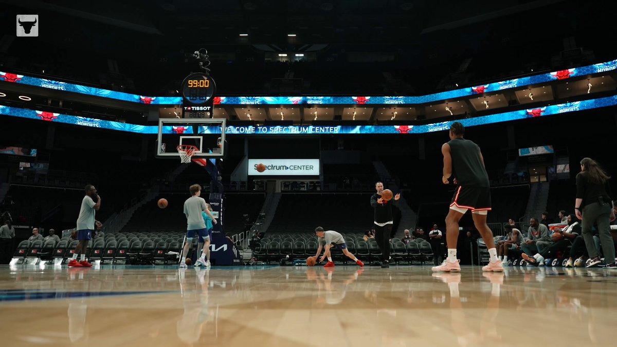 Getting shots up in Charlotte 🏀 @isaacokoro303 