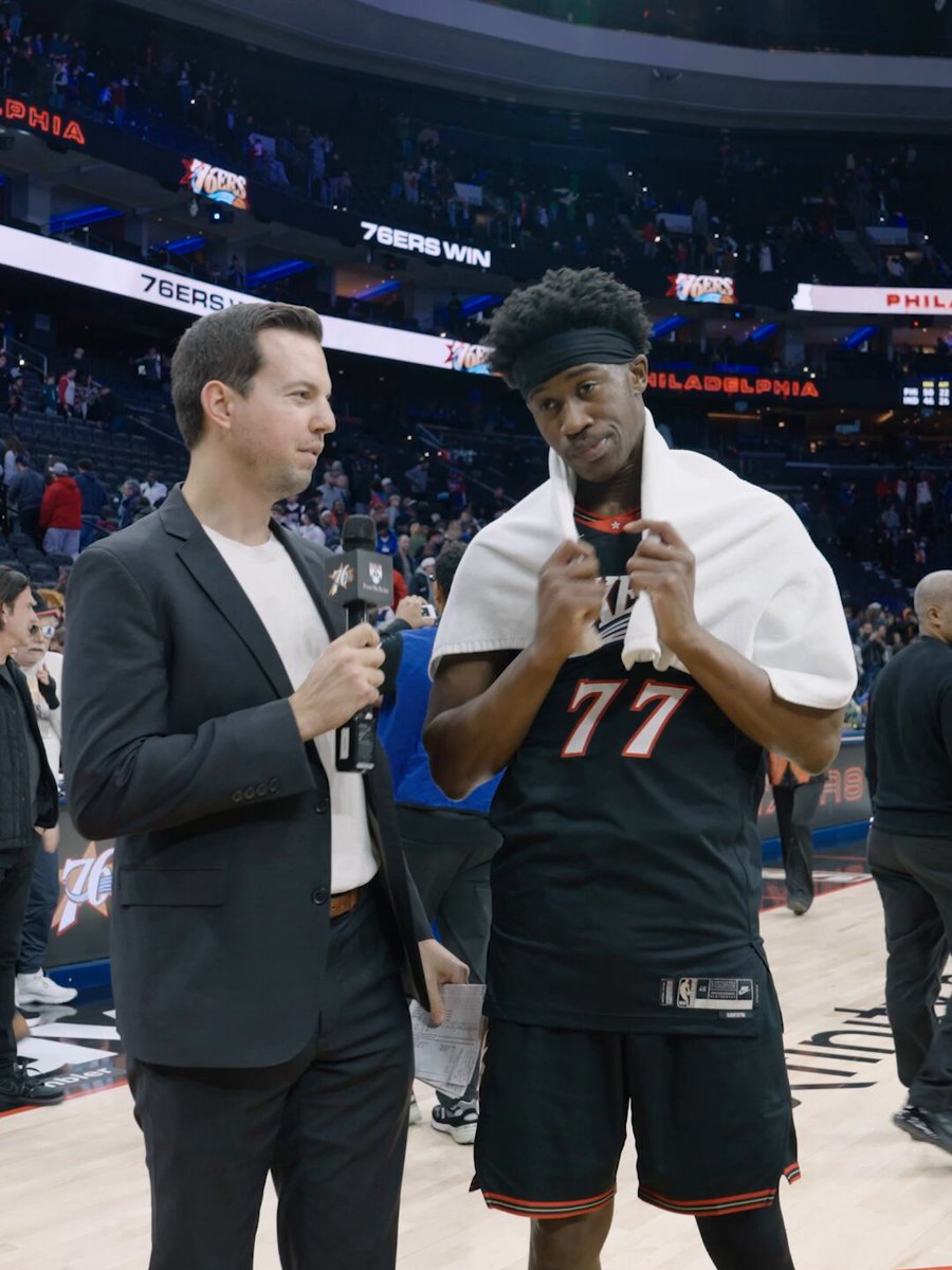 "It's just basketball at the end of the day, man. Try not to overthink it, try to just have fun." 

@PennMedicine 