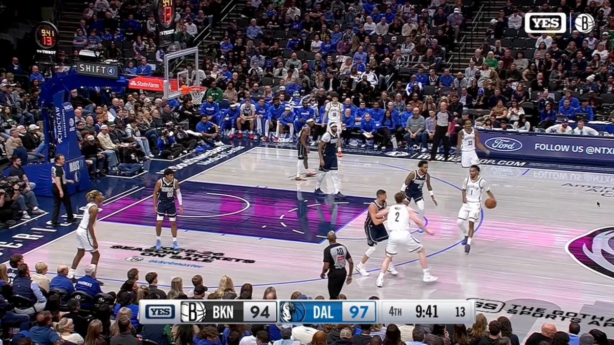 Danny Wolf is hooping. 