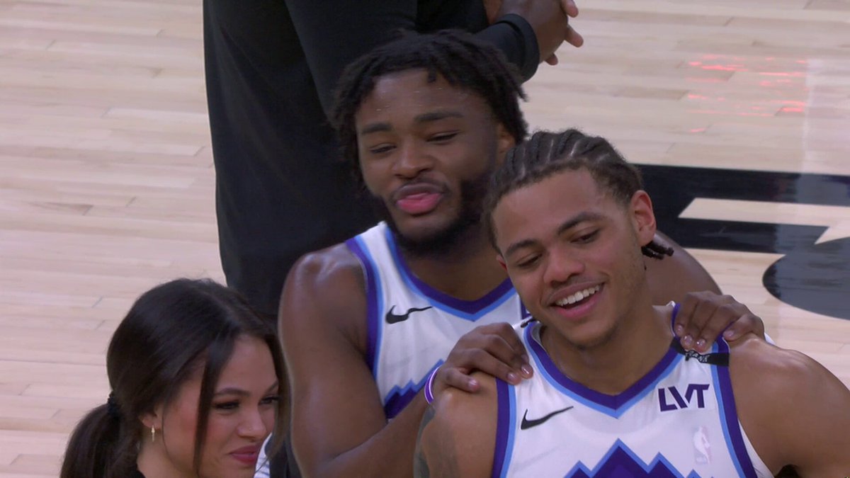 In the words of @isaiahcollier04, Key was "a bucket" tonight 

Key and Zay join @_thelaurengreen for tonight's walk-off interview. Take a look ⤵️

#TakeNote 