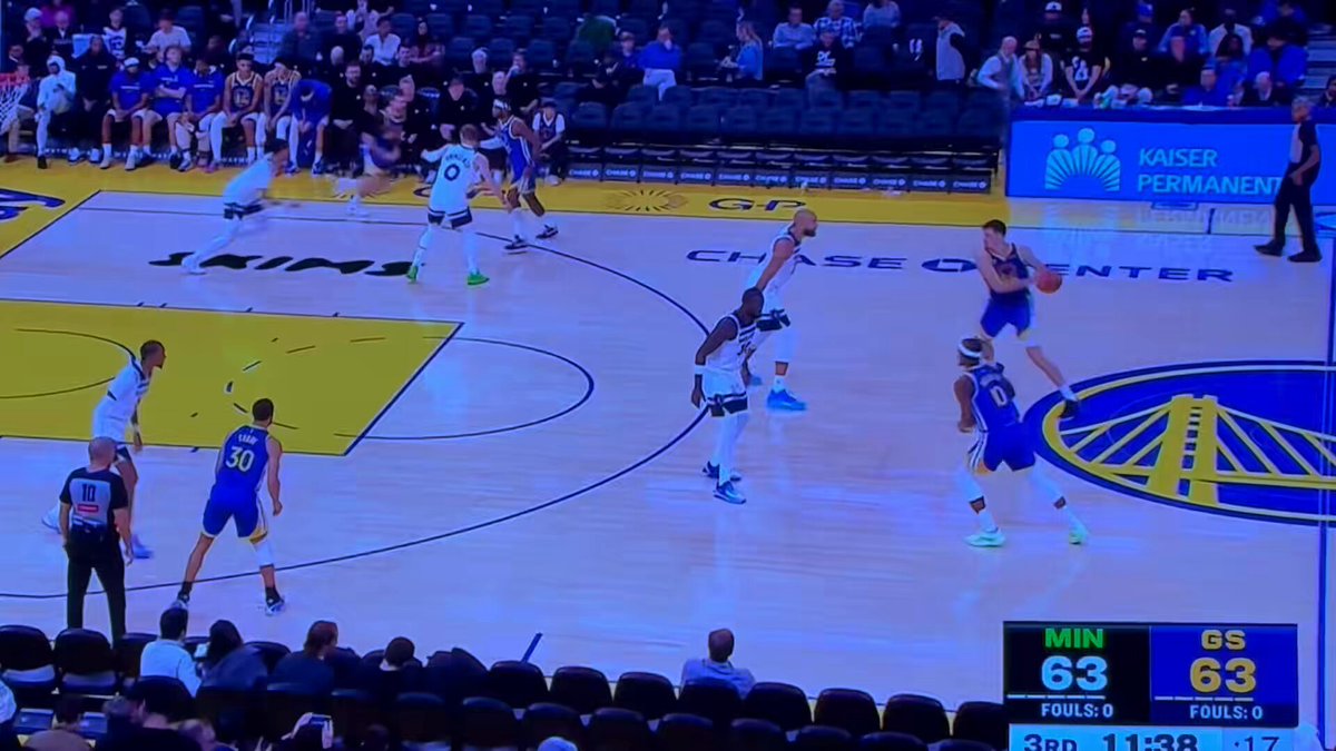 I think the Warriors get hot from turnover 
