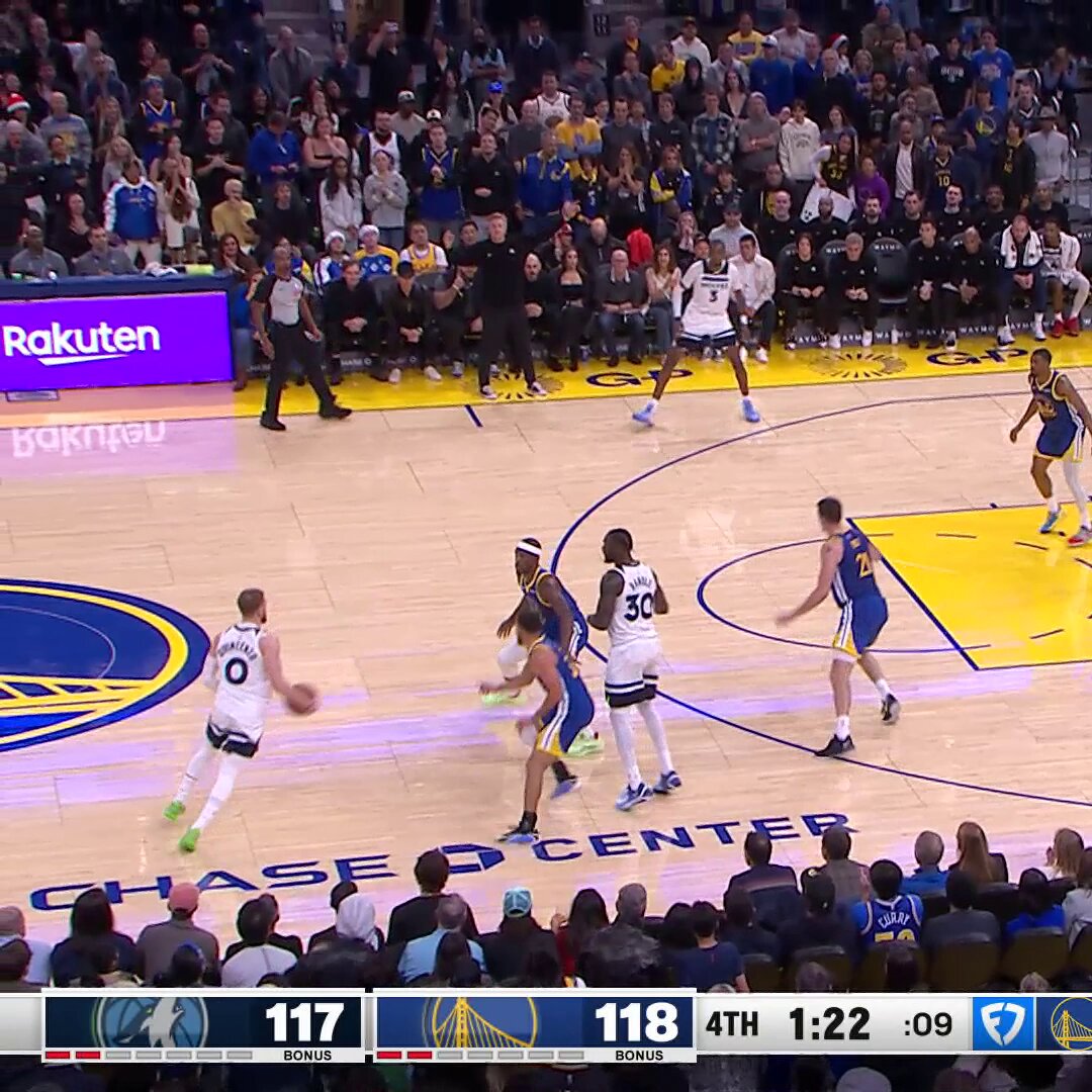 GOBERT POSTER. 
DONTE TRIPLE. 

TIMBERWOLVES ICE THE WIN WITH TWO CLUTCH PLAYS 🧊🧊 