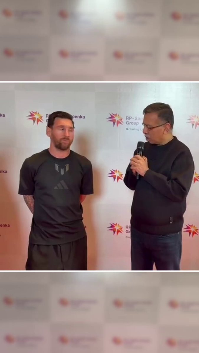 Lionel Messi Meets LSG Owner Picture