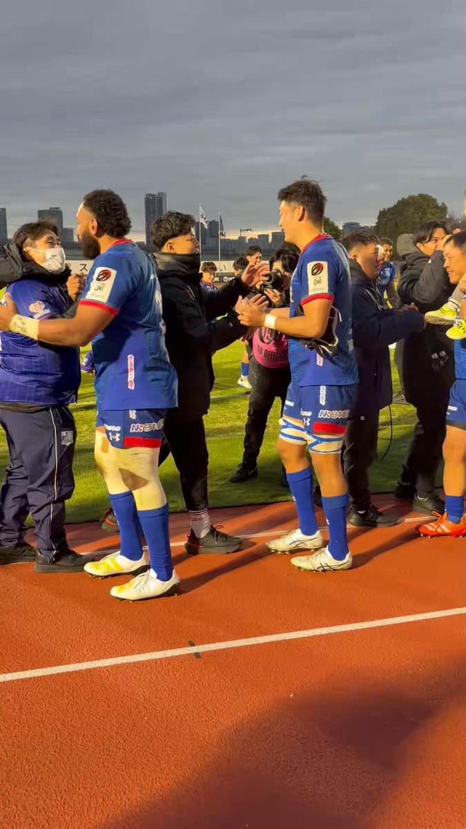 活動報告🐰🏉］本日 #清水建設江東ブルーシャークス 海幕戦（開幕戦
