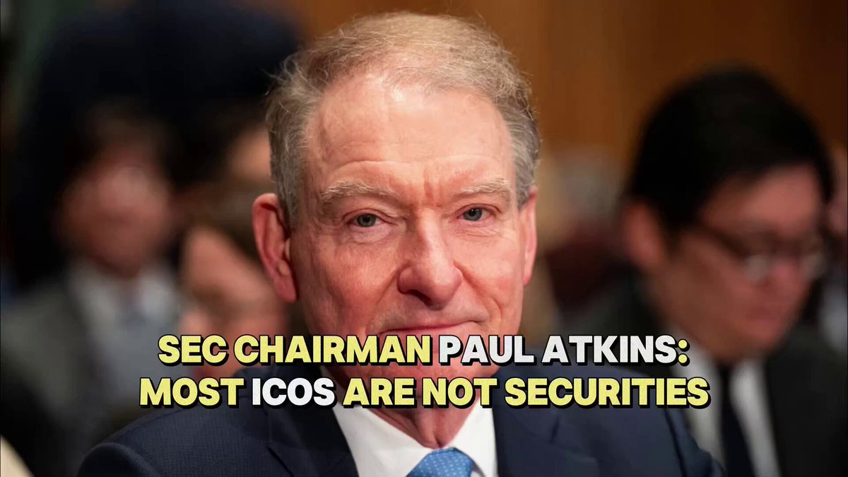 🚨Bureau : Il presidente della SEC: "Molti ICO non dovrebbero essere regolati dalla SEC"
