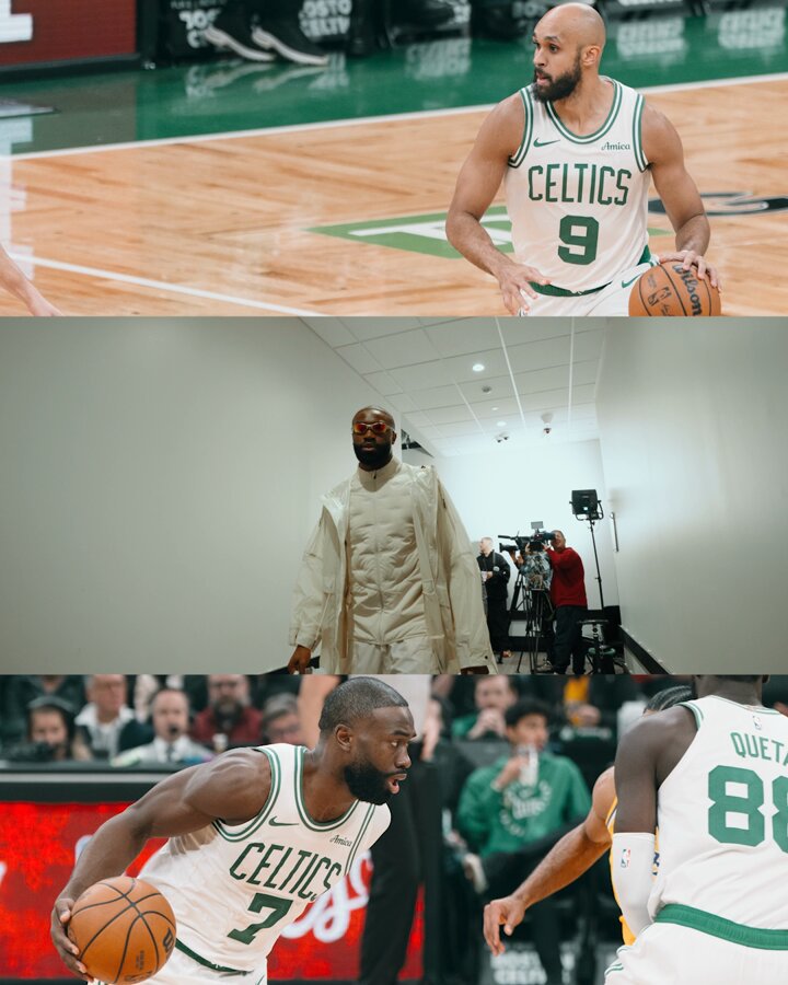 Present but always moving 