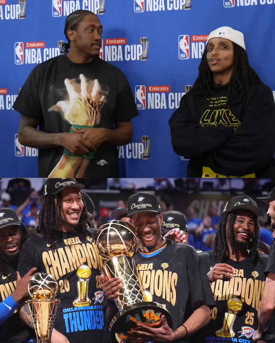 Jalen Williams thinks this Thunder team can beat these squads:

- 2017 Warriors
- 1995 Bulls
- 2019 Raptors

Do you agree? 👀

(via @NBA, @CallMeAgent00) 