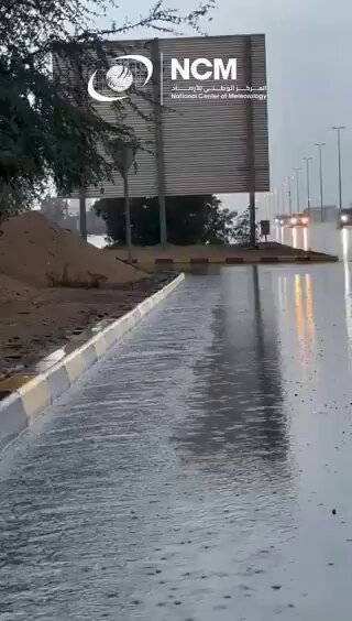 فيديو| أمطار غزيرة على إمارة #عجمان 