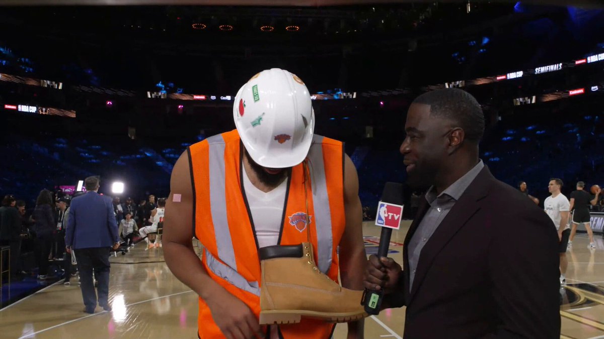 THE KNICKS ARE HEADED TO THE NBA CUP CHAMPIONSHIP 🏆

Following their semifinal victory, Karl-Anthony Towns spoke with @ChrisBHaynes about the win over the Magic and his mindset as the Knicks head to the @Emirates NBA Cup Championship Game on Tuesday against the Spurs! 