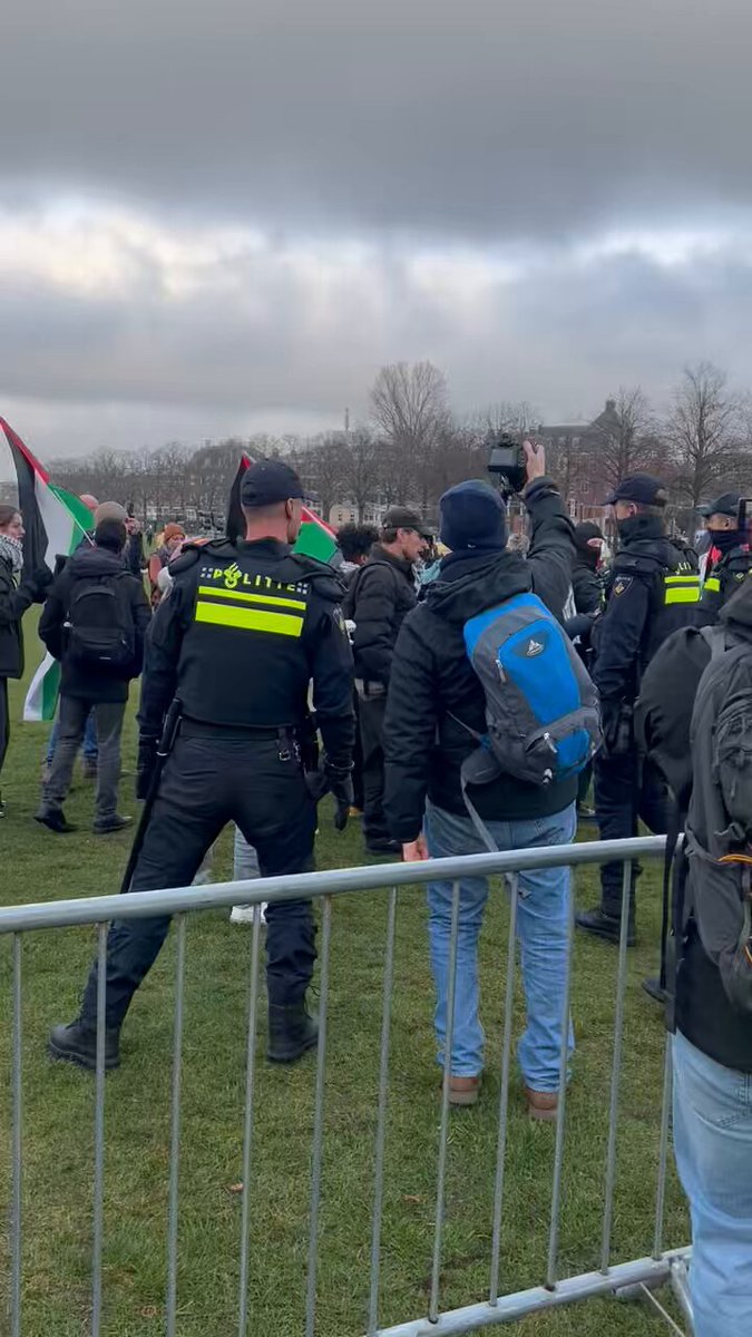 Eerste aanhouding tijdens demonstratie