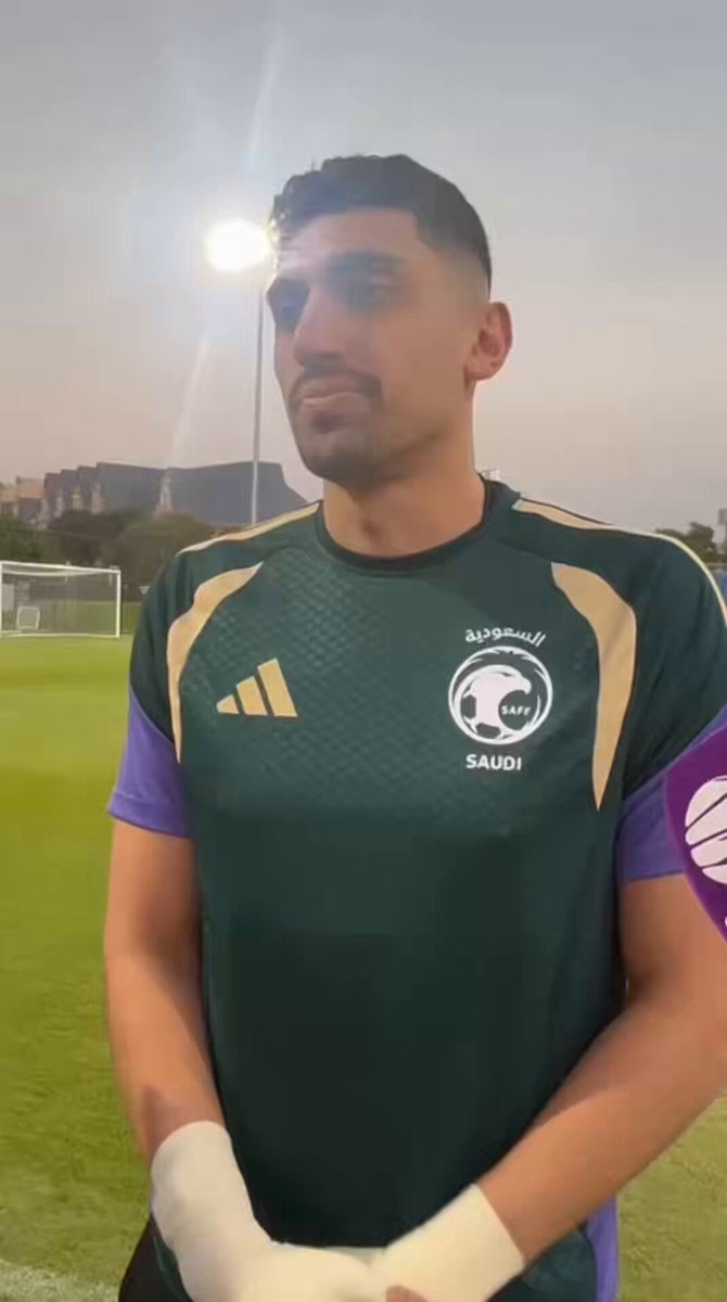 حارس مرمى المنتخب السعودي راغد النجار : نطمح لتجاوز منتخب الأردن وتحقيق لقب كأس العرب.. رمضان المتعب 