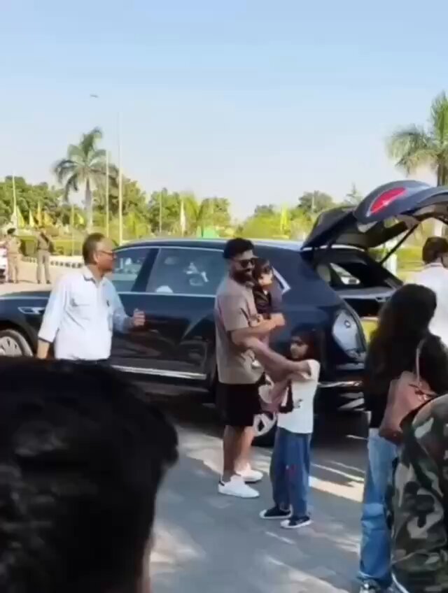 The way Rohit Sharma lovingly Picture