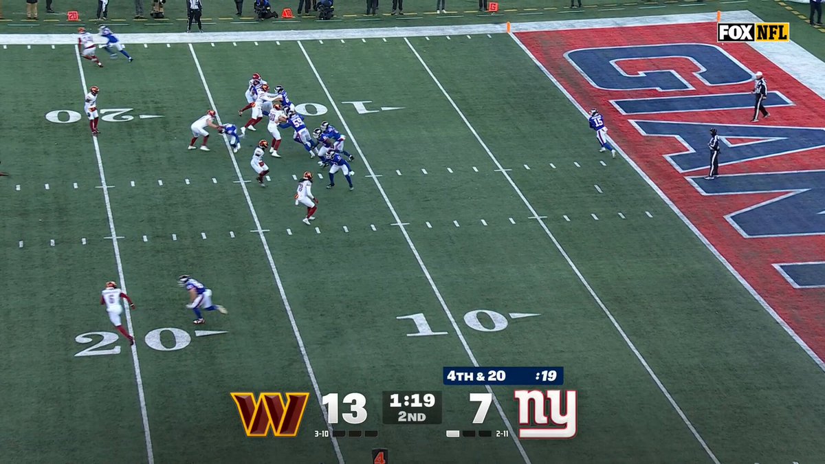83 TO THE HOUSE! 

📺 #WASvsNYG FOX 