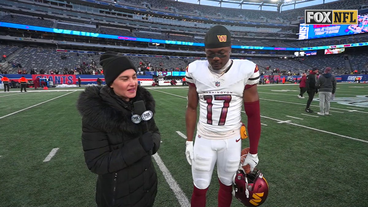 The @Commanders picked up their 4th win of the season, defeating the Giants 29-21 on the road

@MeganOlivi caught up with Terry McLaurin postgame ⬇️ 