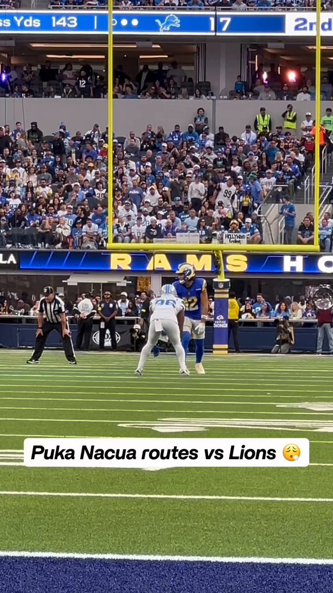 Nobody could stop Puka Nacua today 😤

His routes vs the Lions here ⬇️🔥 