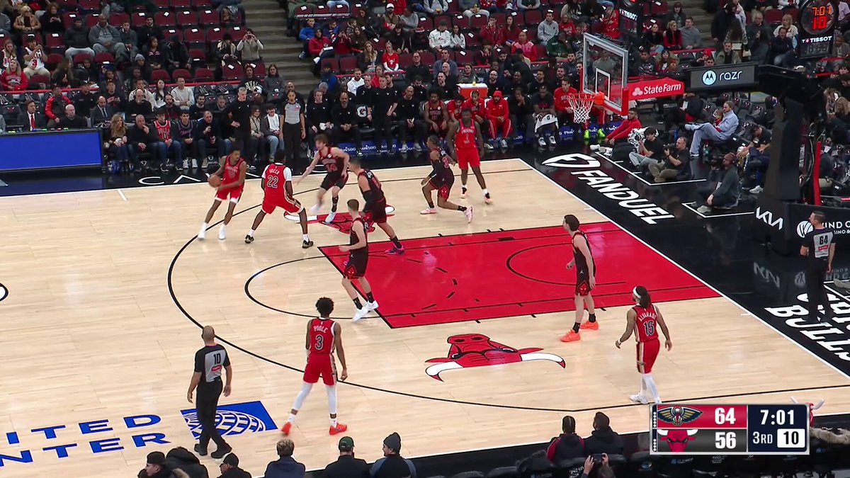 Trey, JP, give & go 🤝 