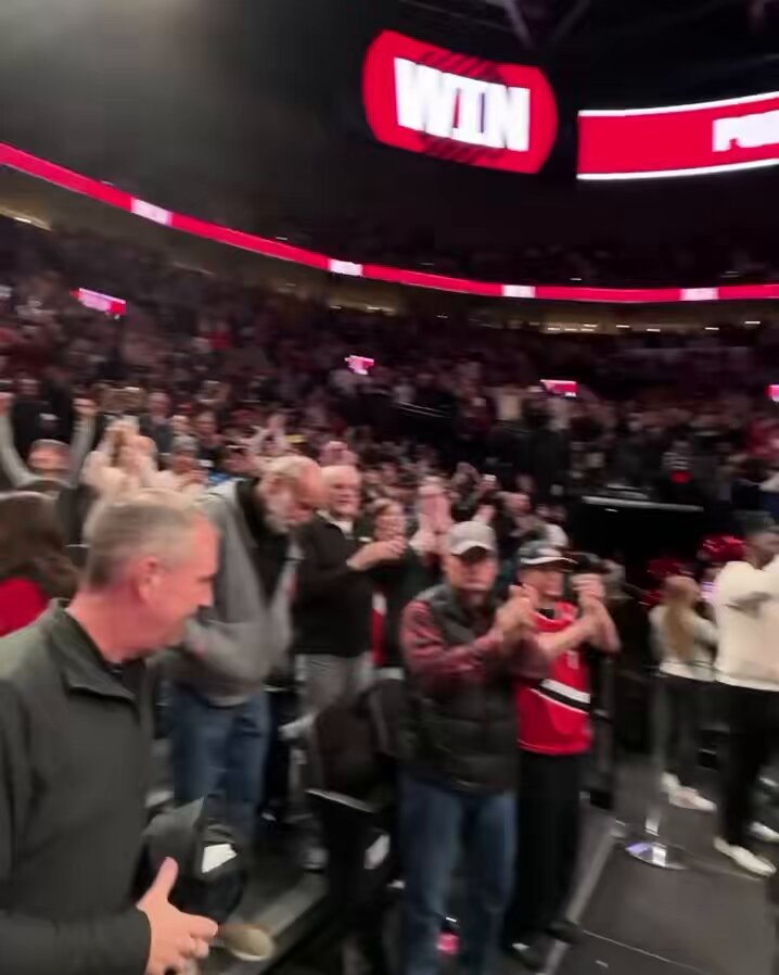 Our energy comes from you, Rip City❤️ 