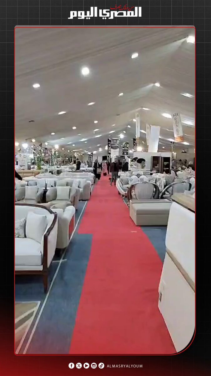 100 عارض دمياطي يشاركون بعرض منتجاتهم في معرض "صناع الأثاث" بنادي 6 أكتوبر 