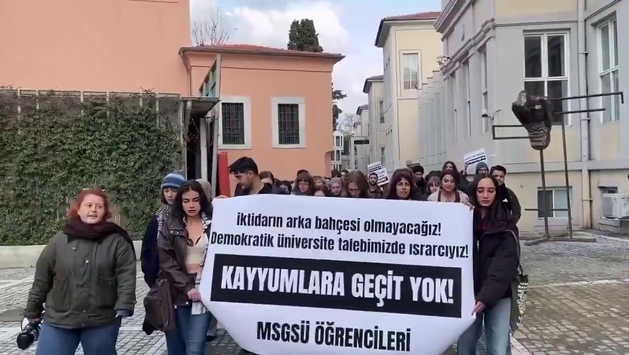 MSGSÜ’de kayyum tepkisi: “Üniversiteler iktidarın arka bahçesi değildir”