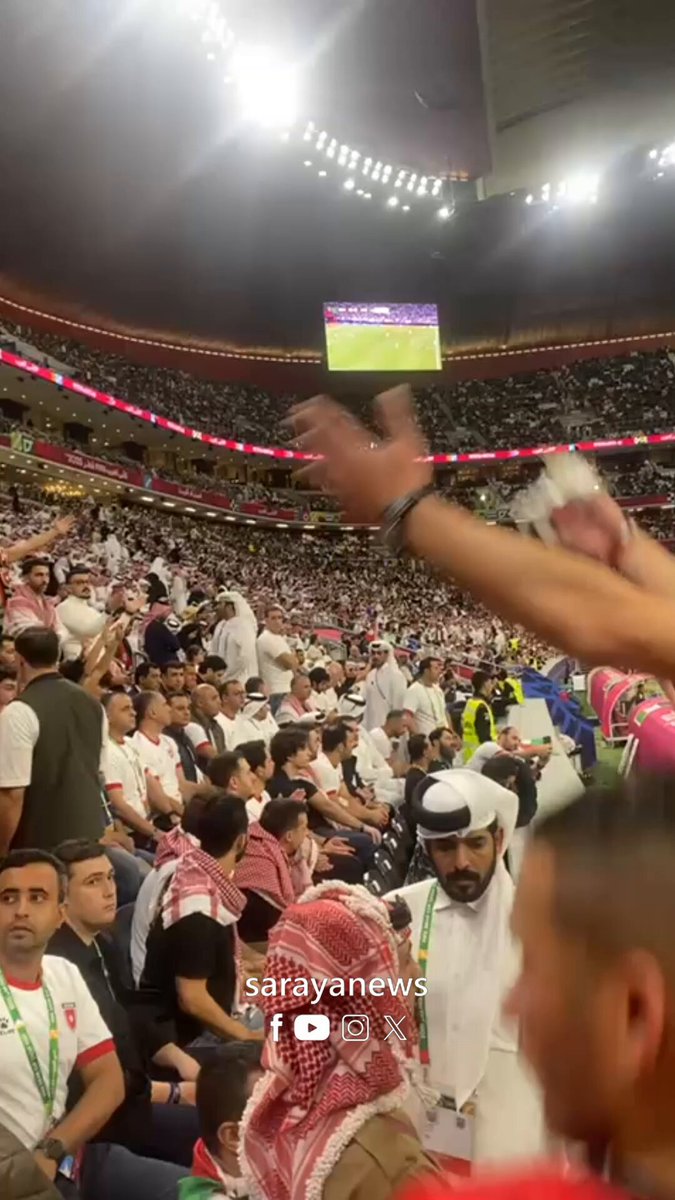 ولي العهد والأمير هاشم في ملعب البيت لمؤازرة النشامى #سرايا 