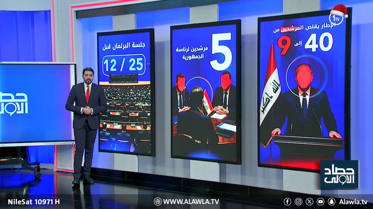 ثلاثة استحقاقات.. وسباق واحد على السلطة في بغداد العراق قناة الاولى العراقية تابعونا عبر التردد التالي | نايل سات 10971-أفقي #رسالتنا_عراقية 