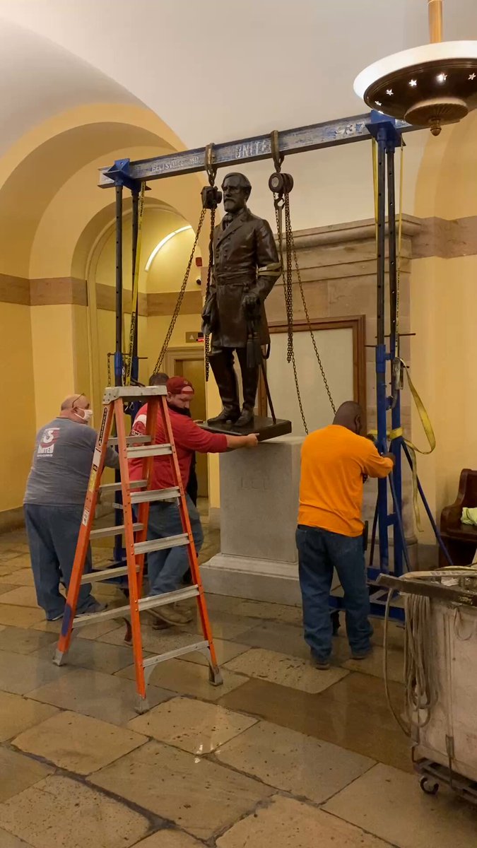 At 4:30am on a night in December 2020, I recorded the removal of the Robert E. Lee statue from th...
